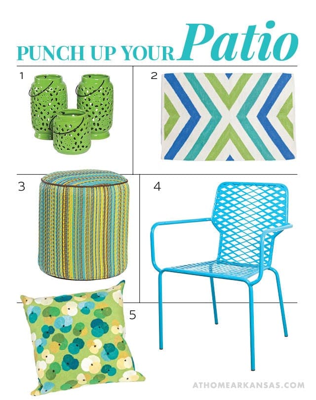 Punch Up Your Patio | At Home in Arkansas | July 2016