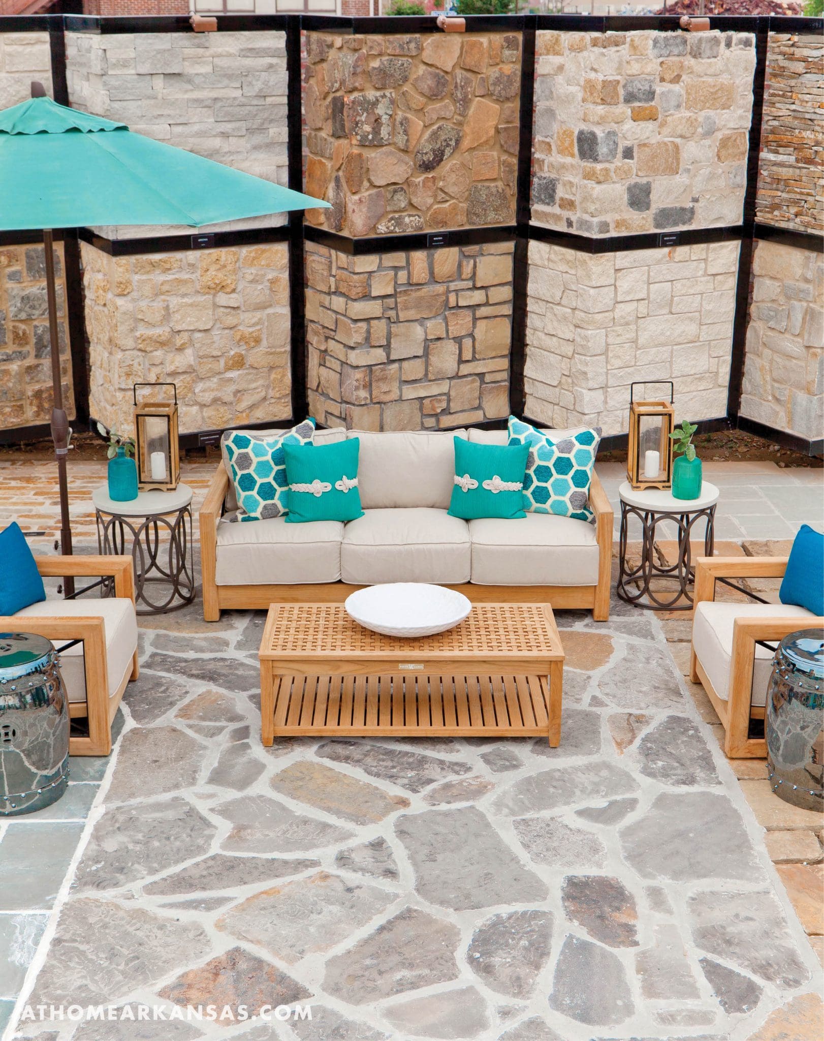 Punch Up Your Patio | At Home in Arkansas | July 2016
