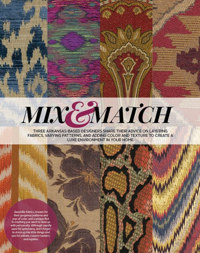 Mix & Match | At Home in Arkansas | October 2016